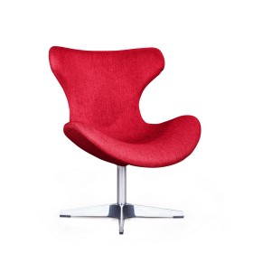 Лаунж кресло Vibe, рогожка красный в Таврическом - tavricheskoe.katalogmebeli.com | фото