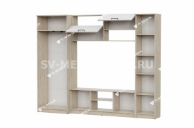 Мебель для гостиной МГС 3 Исполнение 1 Дуб Сонома / Белый в Таврическом - tavricheskoe.katalogmebeli.com | фото 3