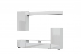 Мебель для гостиной МГС 4 (Белый/Белый глянец) в Таврическом - tavricheskoe.katalogmebeli.com | фото 7