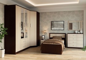 Модульная спальня Фиеста в Таврическом - tavricheskoe.katalogmebeli.com | фото 3