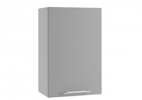 Монца П 450 шкаф верхний (Белый софт/корпус Серый) в Таврическом - tavricheskoe.katalogmebeli.com | фото