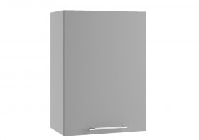 Монца П 500 шкаф верхний (Белый софт/корпус Серый) в Таврическом - tavricheskoe.katalogmebeli.com | фото