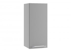 Монца ВП 300 шкаф верхний высокий (Белый софт/корпус Серый) в Таврическом - tavricheskoe.katalogmebeli.com | фото