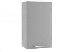 Монца ВП 400 шкаф верхний высокий (Белый софт/корпус Серый) в Таврическом - tavricheskoe.katalogmebeli.com | фото