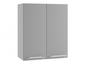 Монца ВП 700 шкаф верхний высокий (Белый софт/корпус Серый) в Таврическом - tavricheskoe.katalogmebeli.com | фото