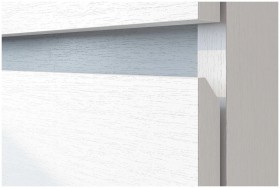 Модульная система "Токио" Пенал Белый текстурный / Белый текстурный в Таврическом - tavricheskoe.katalogmebeli.com | фото 3