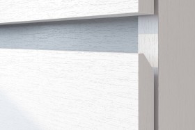 Модульная система "Токио" Тумба прикроватная Белый текстурный / Белый текстурный в Таврическом - tavricheskoe.katalogmebeli.com | фото 4