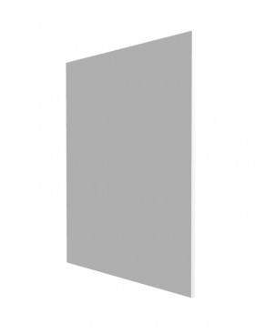 Панель торцевая С Ройс (для шкафов нижних) Белый софт в Таврическом - tavricheskoe.katalogmebeli.com | фото