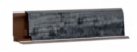 Плинтус LB-37, L=3000мм, каньон (черный) в Таврическом - tavricheskoe.katalogmebeli.com | фото