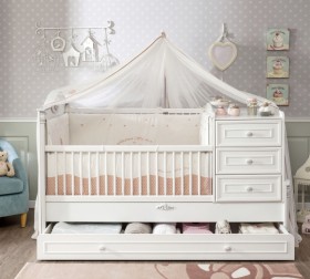 ROMANTIC BABY Детская кровать-трансформер 20.21.1015.00 в Таврическом - tavricheskoe.katalogmebeli.com | фото 3
