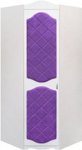 Шкаф угловой Иллюзия 32 Фиолетовый в Таврическом - tavricheskoe.katalogmebeli.com | фото