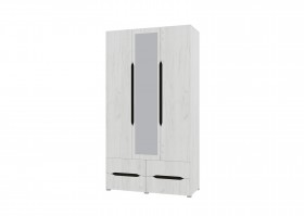 Шкаф 3-х створчатый с ящиками и зеркалом Вега (Прованс) в Таврическом - tavricheskoe.katalogmebeli.com | фото