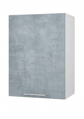Шкаф 45 с фасадом Лофт (Камень Оленна/Белый) в Таврическом - tavricheskoe.katalogmebeli.com | фото