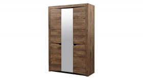 Шкаф для одежды "Лючия" (3-х дв.) (кейптаун/зеркало) в Таврическом - tavricheskoe.katalogmebeli.com | фото