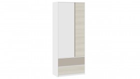 Шкаф для одежды комбинированный «Сканди» Дуб Гарден/Белый/Глиняный серый в Таврическом - tavricheskoe.katalogmebeli.com | фото