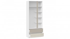 Шкаф для одежды комбинированный «Сканди» Дуб Гарден/Белый/Глиняный серый в Таврическом - tavricheskoe.katalogmebeli.com | фото 2