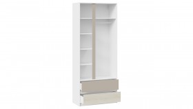 Шкаф для одежды комбинированный «Сканди» Дуб Гарден/Белый/Глиняный серый в Таврическом - tavricheskoe.katalogmebeli.com | фото 5