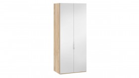 Шкаф для одежды с 2 зеркальными дверями «Эмбер» Яблоня Беллуно в Таврическом - tavricheskoe.katalogmebeli.com | фото
