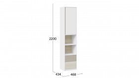 Шкаф комбинированный «Сканди» Дуб Гарден/Белый/Глиняный серый в Таврическом - tavricheskoe.katalogmebeli.com | фото 4
