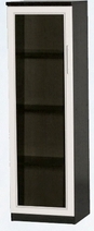 Шкаф нижний со стеклодверью ДЛЯ ГОСТИНОЙ ШНС-450 Венге/Дуб выбеленный в Таврическом - tavricheskoe.katalogmebeli.com | фото