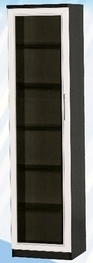 Шкаф средний со стеклодверью ДЛЯ ГОСТИНОЙ ШСС-450 Венге/Дуб выбеленный в Таврическом - tavricheskoe.katalogmebeli.com | фото