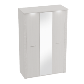 Шкаф трехдверный Элана Бодега белая в Таврическом - tavricheskoe.katalogmebeli.com | фото