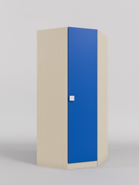 Шкаф угловой (угловая секция) Скай (Синий/корпус Клен) в Таврическом - tavricheskoe.katalogmebeli.com | фото