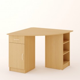 Угловой компьютерный стол 2 (Белёный дуб) в Таврическом - tavricheskoe.katalogmebeli.com | фото