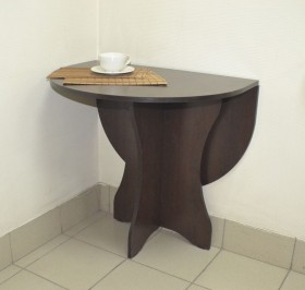 Стол кухонный Компакт (Венге темный) в Таврическом - tavricheskoe.katalogmebeli.com | фото