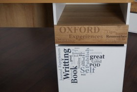 Стол с ящиками «Оксфорд» (Ривьера/Белый с рисунком) в Таврическом - tavricheskoe.katalogmebeli.com | фото 9