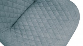 Стул «Оливер» К1С Черный муар/Микровелюр Duna Dustry Blue в Таврическом - tavricheskoe.katalogmebeli.com | фото 3