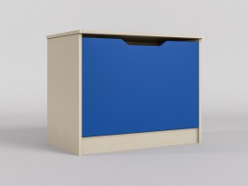 Ящик для игрушек Скай (Синий/корпус Клен) в Таврическом - tavricheskoe.katalogmebeli.com | фото