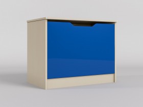 Ящик для игрушек Скай люкс (Синий/корпус Клен) в Таврическом - tavricheskoe.katalogmebeli.com | фото